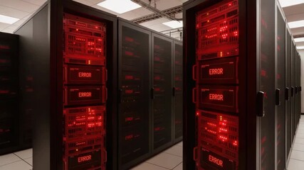 Server room filled with servers, providing critical data and computing infrastructure. Data center houses servers, ensuring seamless data storage, networking, and data processing tasks. - Powered by Adobe