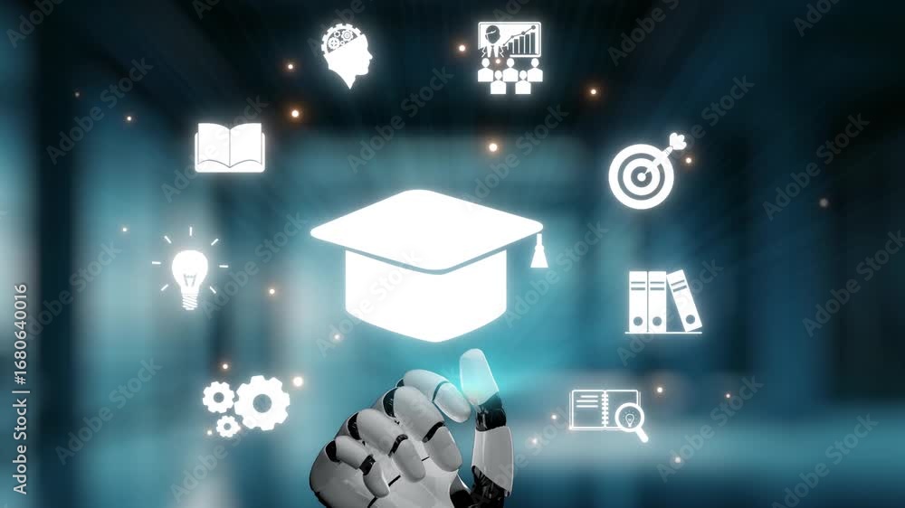 Aufkleber ai powers digital learning with smart education platforms, virtual tutors, and personalized tools to