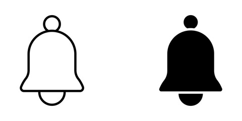  bell icon white on background