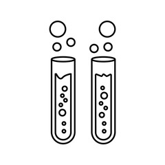  experimental concoction icon white on  bacground