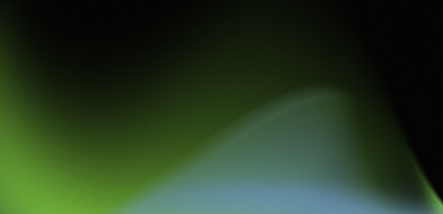 Abstract background with soft neon green to teal color transition and dynamic flowing light patterns.