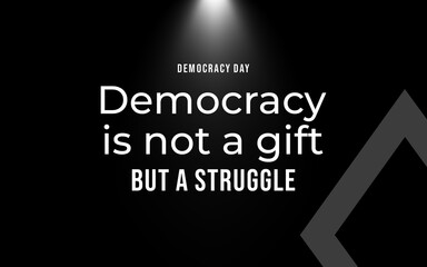 Celebrate democracy day with a powerful reminder that freedom is earned through struggle. Perfect...