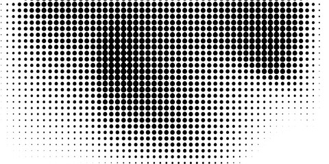 background Black polka dots seamless pattern on white background. Halftone minimalist abstractbest seller Vector