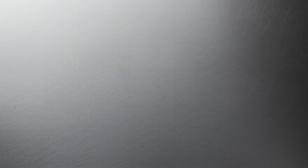 Obraz premium A close-up shot of a brushed metal surface with a gradient of light and shadow.