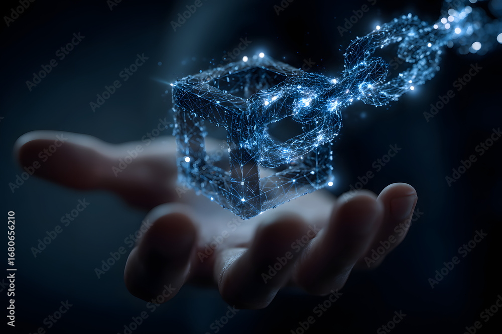 Poster capture the essence of blockchain technology