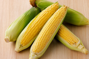 新鮮なとうもろこし　Fresh Sweet Corn