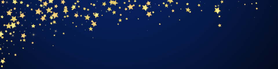 Magic stars vector overlay.  Gold stars scattered
