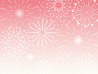 青い花火の背景　打ち上げ花火の空の壁紙