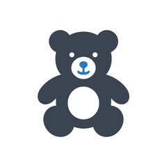 Teddy Bear Toy Icon