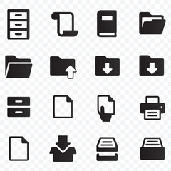 Document and Office Productivity Icon Set