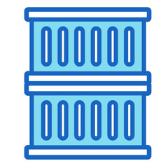 Container  Icon Set Multiple Style Collection