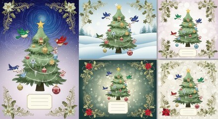 Magical Christmas Tree Collection Festive Holiday Celebrations