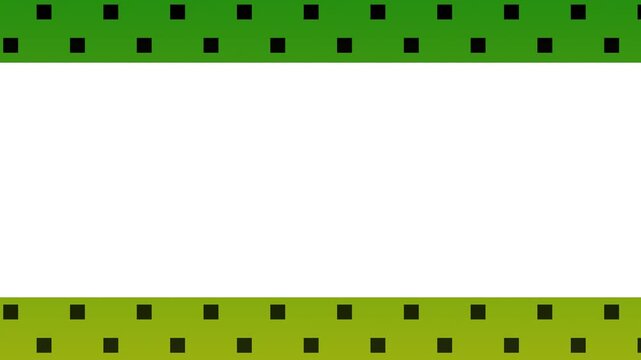 ループする市松模様のフレーム動画