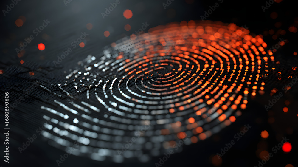 Poster cyber security access control data protection personl information privacy concpt. generative ai.