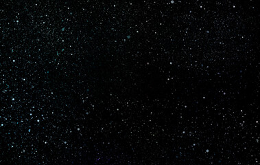 Space star shape sky night background, black starry cosmos abstract pattern dark blue science, textile cosmic galaxy astronomy decoration fantasy wallpaper landscape.