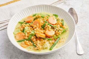 Asian savoy cabbage stew
