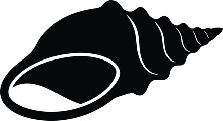 bangle shankha clean silhouette vector illustration