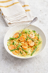Asian savoy cabbage stew