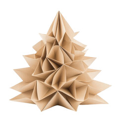 Obraz premium An artistic paper Christmas tree, perfect for holiday decor.