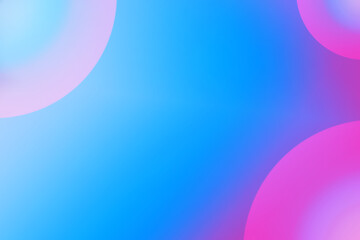 Abstract Gradient Background with Soft Pink and Blue Circles, Creating a Calm and Serene Atmosphere in a Modern and Minimalist Style