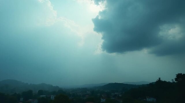 8K After the Storm Clouds are Dispersing