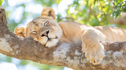 uganda wildlife hanging tree lion ishasha sleeping queen elizabeth