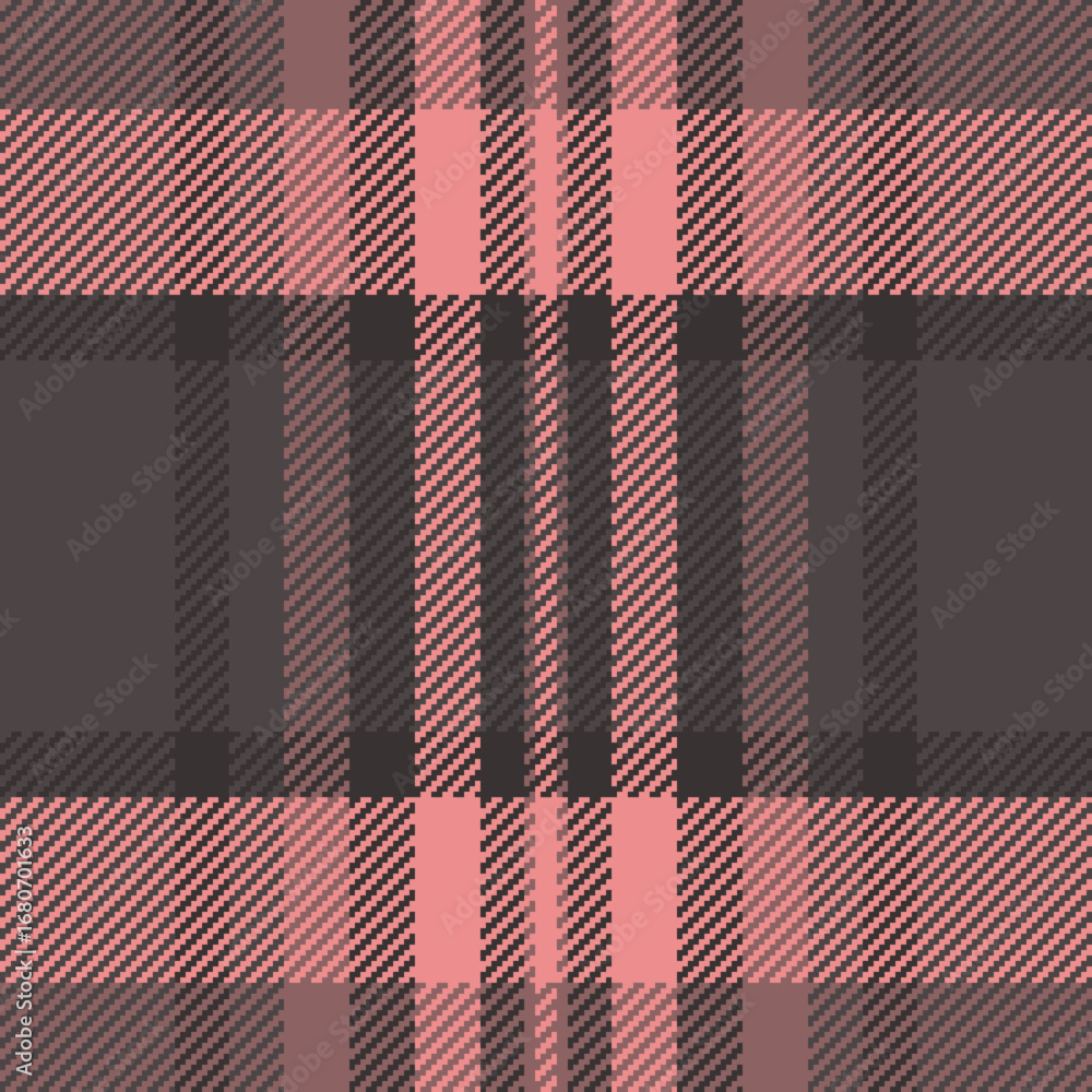 Aufkleber textured plaid pattern in muted tones. classic fabric design with intersecting lines and a woven eff