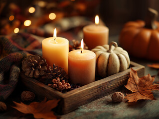 Autumn Candle Glow