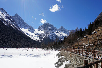 Bipenggou Valley (Bipenggou National Park) is a natural reserve located in northern Sichuan, China