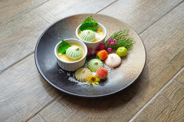 Thai dessert. Beautiful traditiona Thai dessert