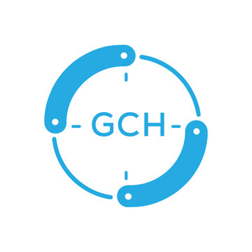GCH Modern Company logo. GCH Circular Technology Logo design for entrepreneur and business. GCH best icon Digital Branding.
