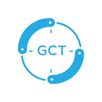 GCT Modern Company logo. GCT Circular Technology Logo design for entrepreneur and business. GCT best icon Digital Branding.
