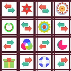 set of vector icons