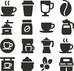 Laboratory science flat icon set. Chemistry biology and medical research equipment collection. Microscope flask test tube dna molecule and biohazard symbols group.