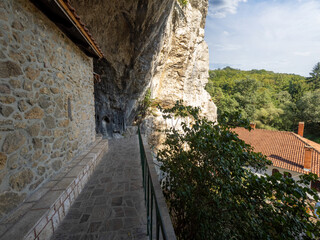 The old church of the Medieval Gornjak Monastery near town of Petrovac, Serbia