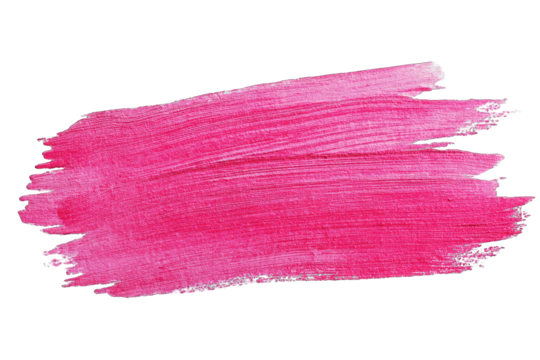 A bold, vibrant pink paint stroke - Powered by Adobe
