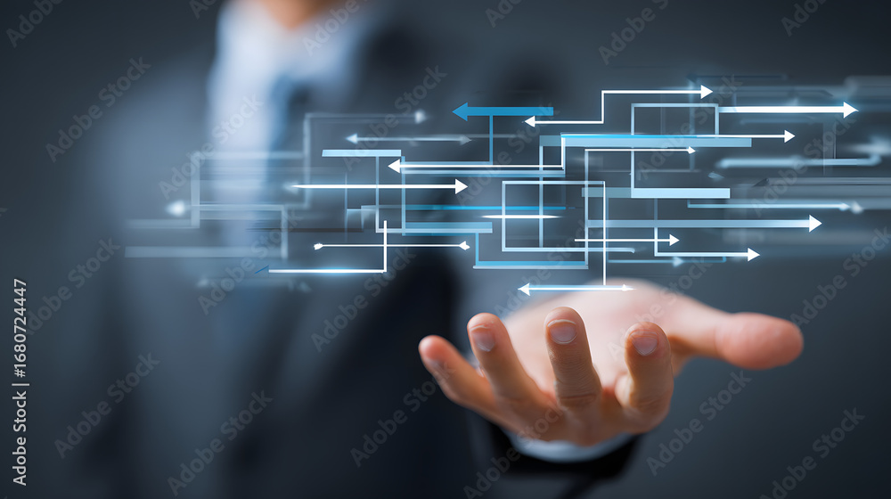 Poster digital transformation strategies: modernizing businss processes, digital tranformation strategies w