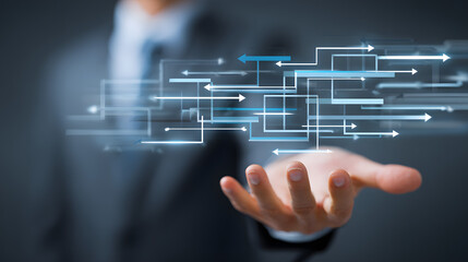 Digital Transformation Strategies: Modernizing Businss Processes, digital tranformation strategies with n image of a digital roadmp for organizational chang