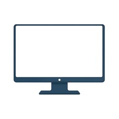 Fototapeta premium lcd monitor isolated on white