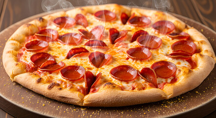 pizza, pepperoni, mozzarella, cheese, italian food, american food