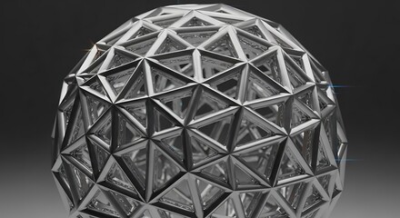 Intricate Geometric Sphere Design.