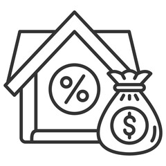 Loan Outline Icon