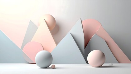 Abstract geometric landscape