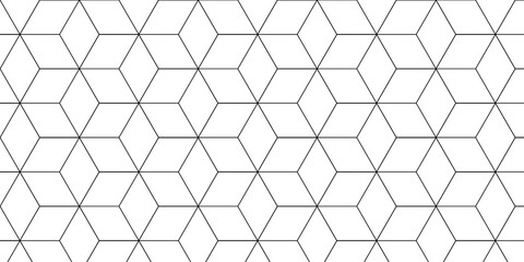 Abstract black and gray style minimal blank cubic. Geometric pattern illustration mosaic, square and triangle wallpaper. Seamless cube technology business concept.	