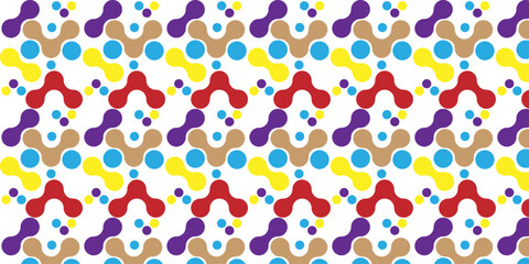 Abstract beautiful colorful dots and meatball wallpaper. vector pattern structure technology flower element floral textile cloth fabric decorative creative background.	