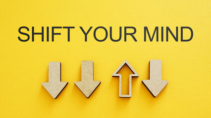 Mindset shift is shown using the text shift your mind