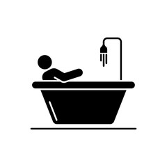 Icon a bathing, isolated against a clean background.