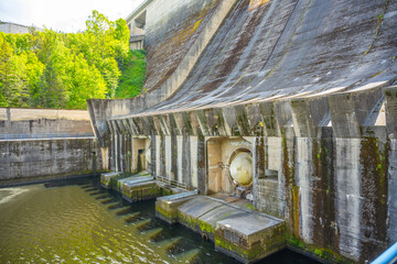 This structure showcases the Orlik Dam and Hydroelectric Power Station in Czechia, highlighting its...