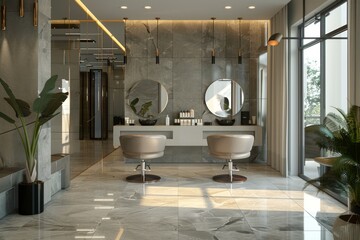 Beauty salon interior