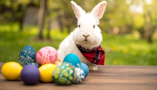 Bunny Easter Eggs Outdoor